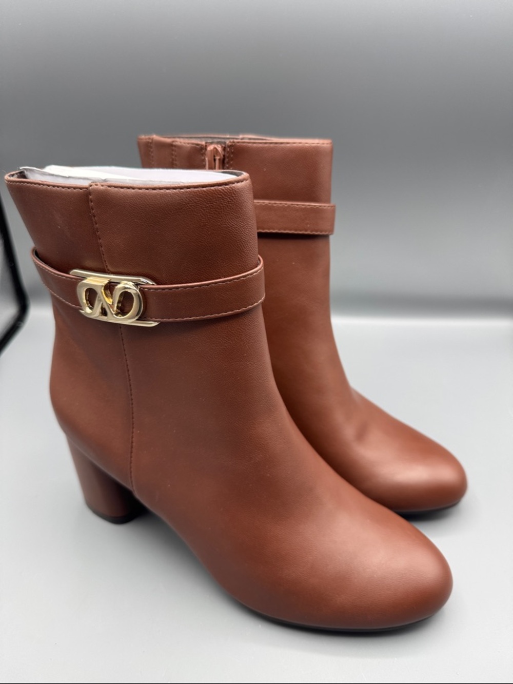 Naturalizer Block Heel Light Weight Ankle Booties - Lottie